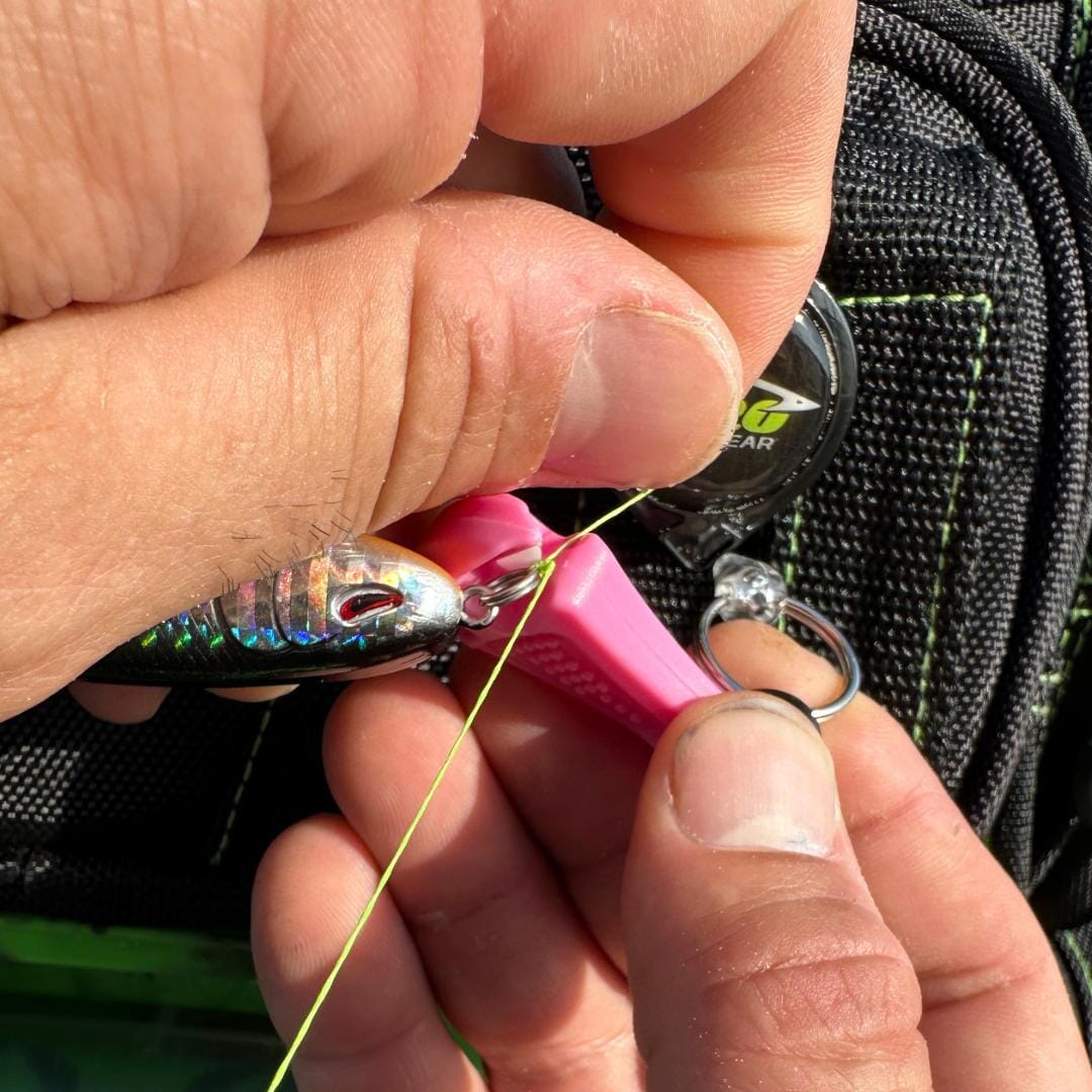 Line Cutterz Ceramic Blade Zipper Pull showing a compact, durable zipper pull with ceramic blade for cutting and utility.