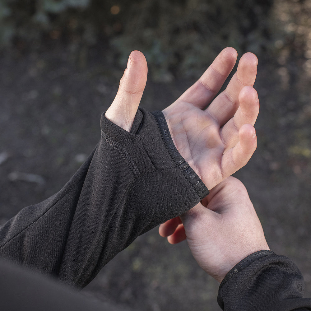 M-TAC fleece jacket featuring Polartec fabric, showcasing a stylish design suitable for outdoor sports and activities.