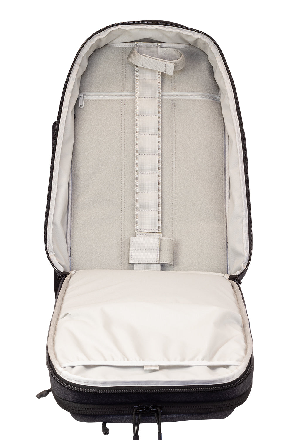 Elite Survival Systems STEALTH SBR Backpack in black, showcasing multiple compartments and adjustable straps.