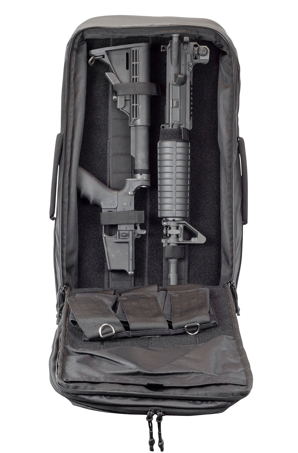 Discreet rifle backpack by Elite Survival Systems, designed for secure firearm storage and outdoor carry.