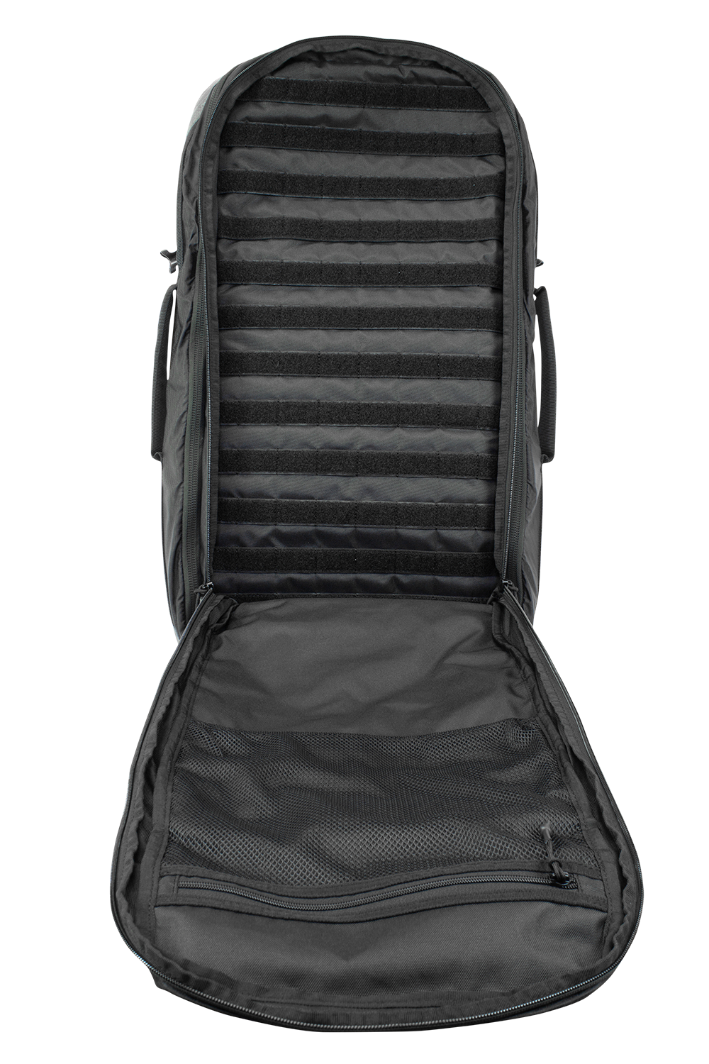 Elite Survival Systems Summit discreet rifle backpack with MOLLE compartments and multiple storage pockets for tactical gear.