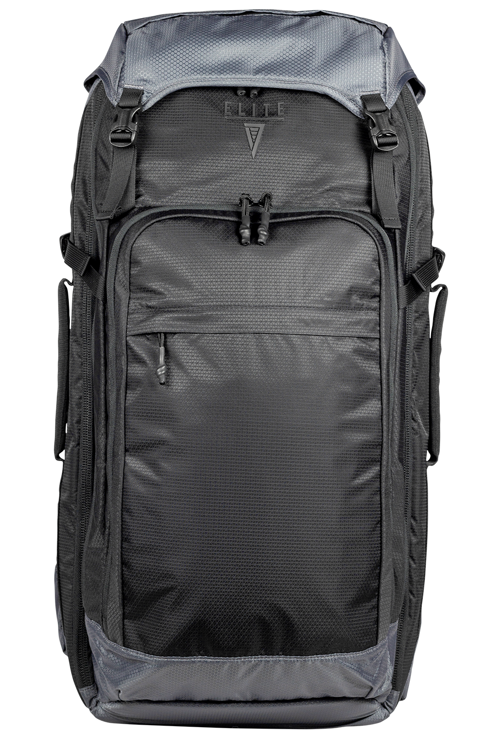 Elite Survival Systems Summit discreet rifle backpack with front pocket and adjustable straps for secure firearm storage.