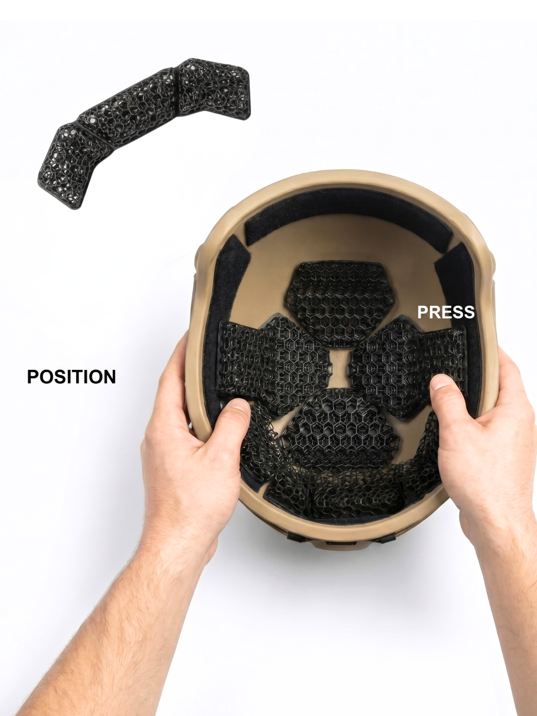 HHV® Micro Lattice Impact Helmet Pads – Hard Head Veterans - OVERLANDERS Outfitter