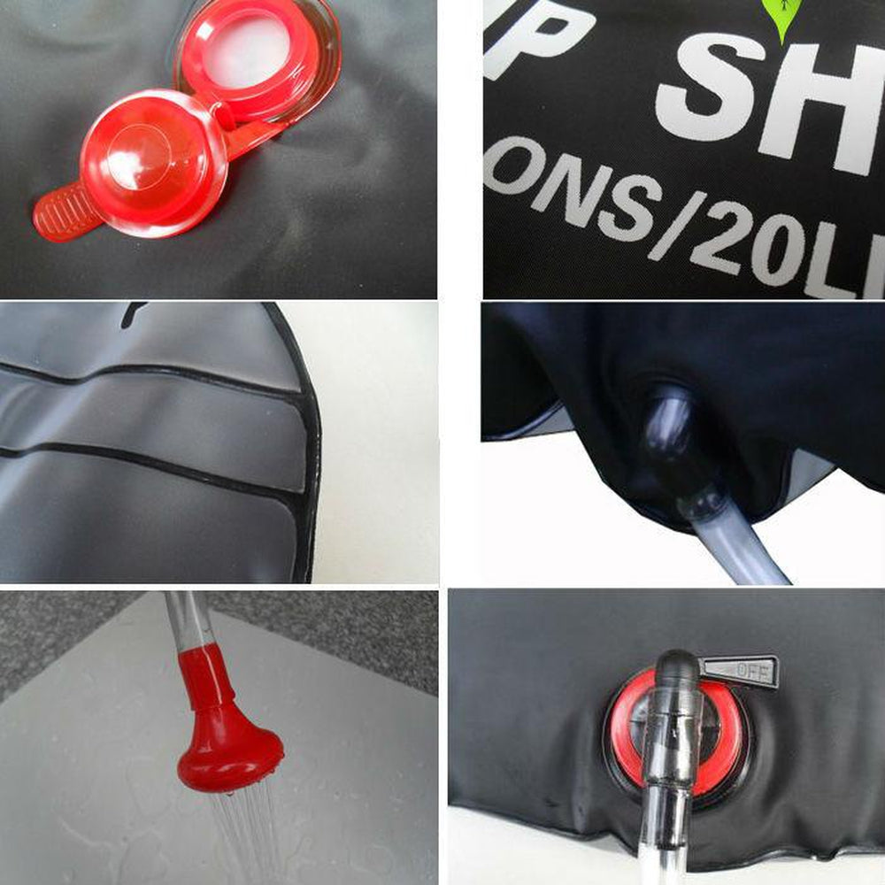 DORSAL Solar Heated Camping Surf Rinse Shower Kit - OVERLANDERS Outfitter