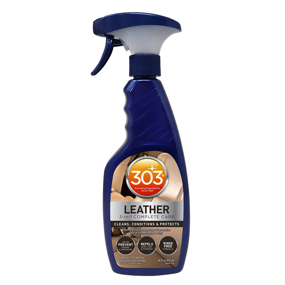 303 Automotive Leather 3-In-1 Complete Care - 16oz - OVERLANDERS Outfitter