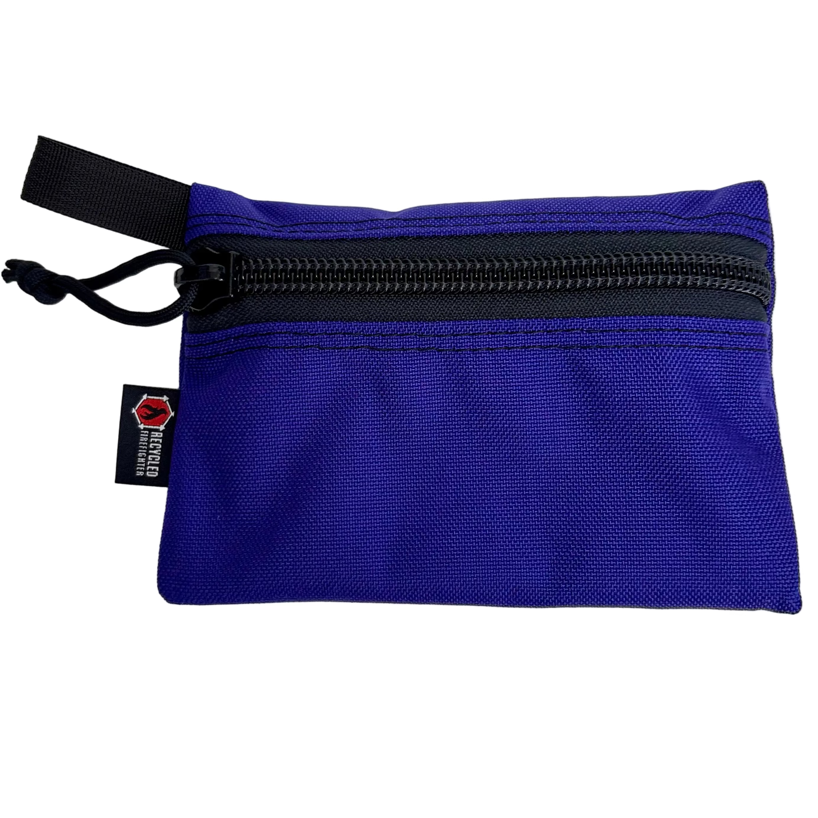Recycled Firefighter Truckie Medium reusable tote bag with black handles and logo, made from recycled materials.