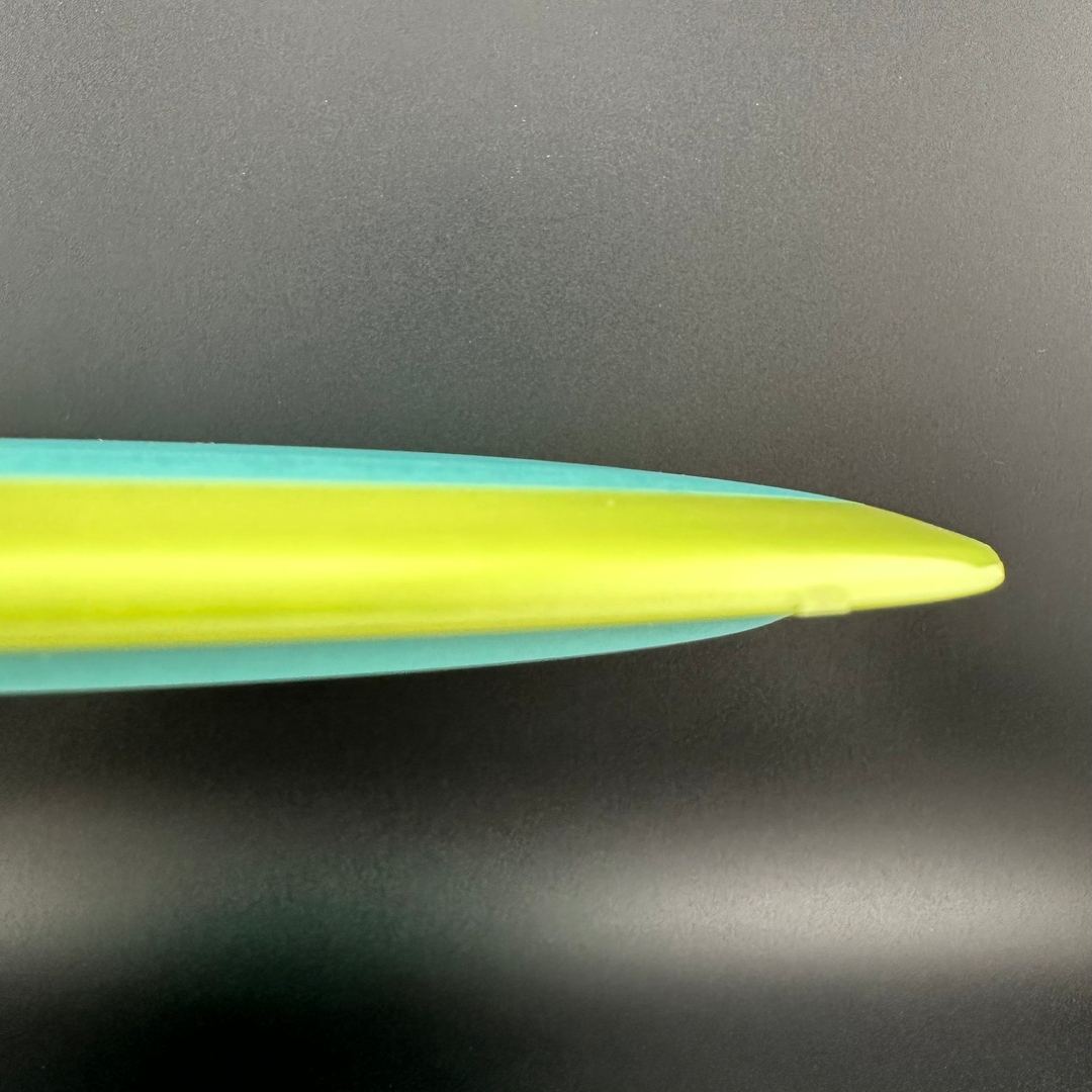 Rare Air Discs Fission Defy Crushin' Amanitas VIP 2.0 disc golf disc with vibrant design and bold branding.
