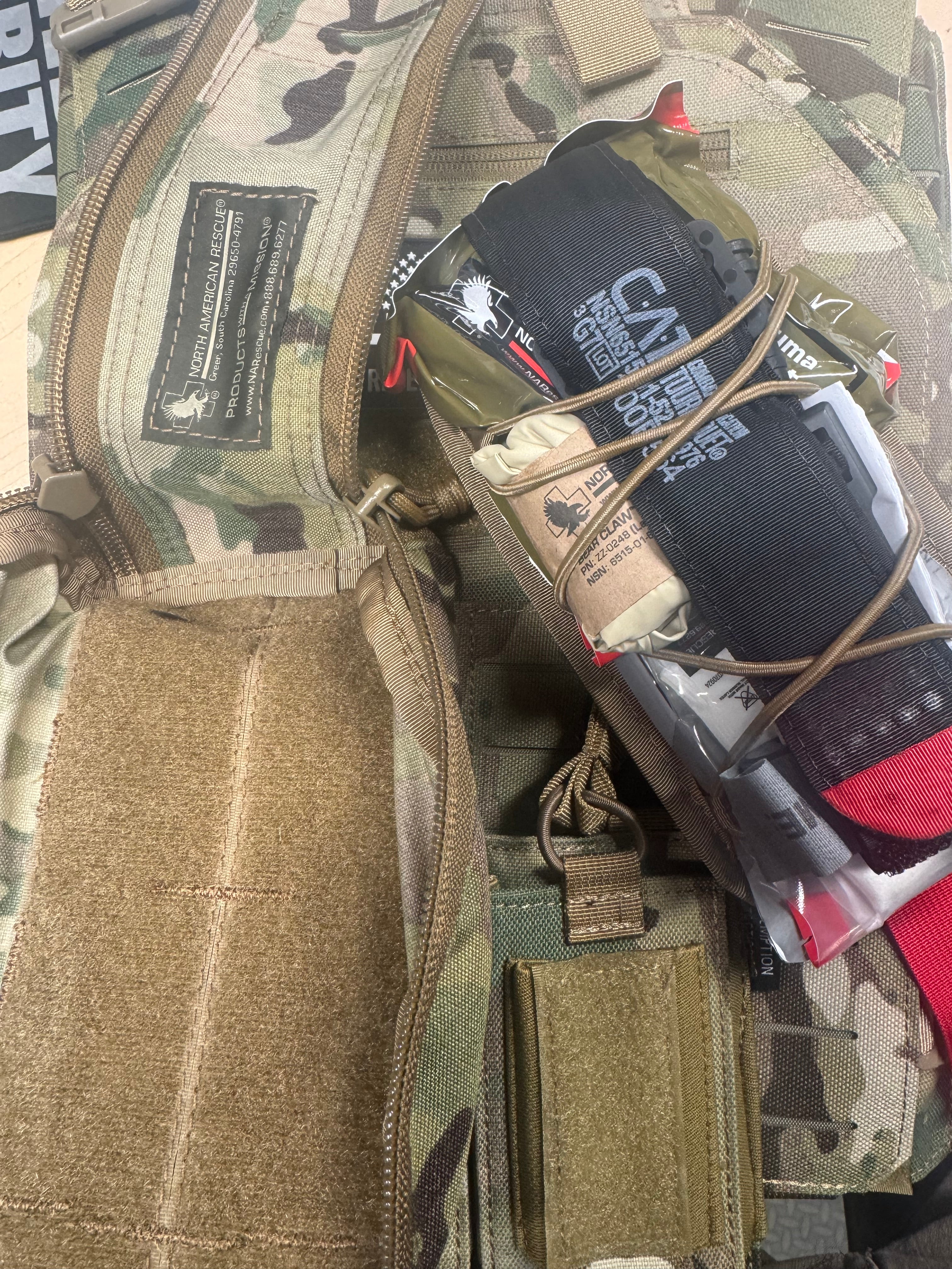 Redemption Tactical Crusader 2.0® l St. Michael FULL ARMOR KIT COMBO PACKAGE with Crusader 2.0 +IFAK Medical Kit + LEVEL IV  (2) 10x12 Front/Back Plates (2) 6x6 Side Plates (Level IV Ceramic) - OVERLANDERS Outfitter