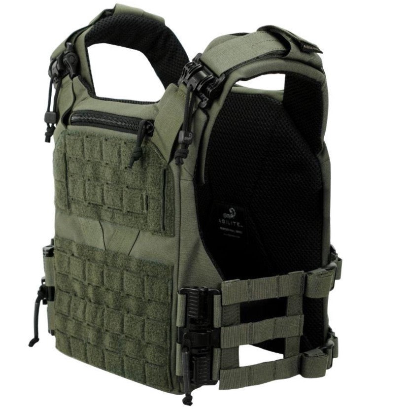 HCC Tactical K19 Plate Carrier (Gen 3) in black, featuring adjustable straps and modular design for tactical use.