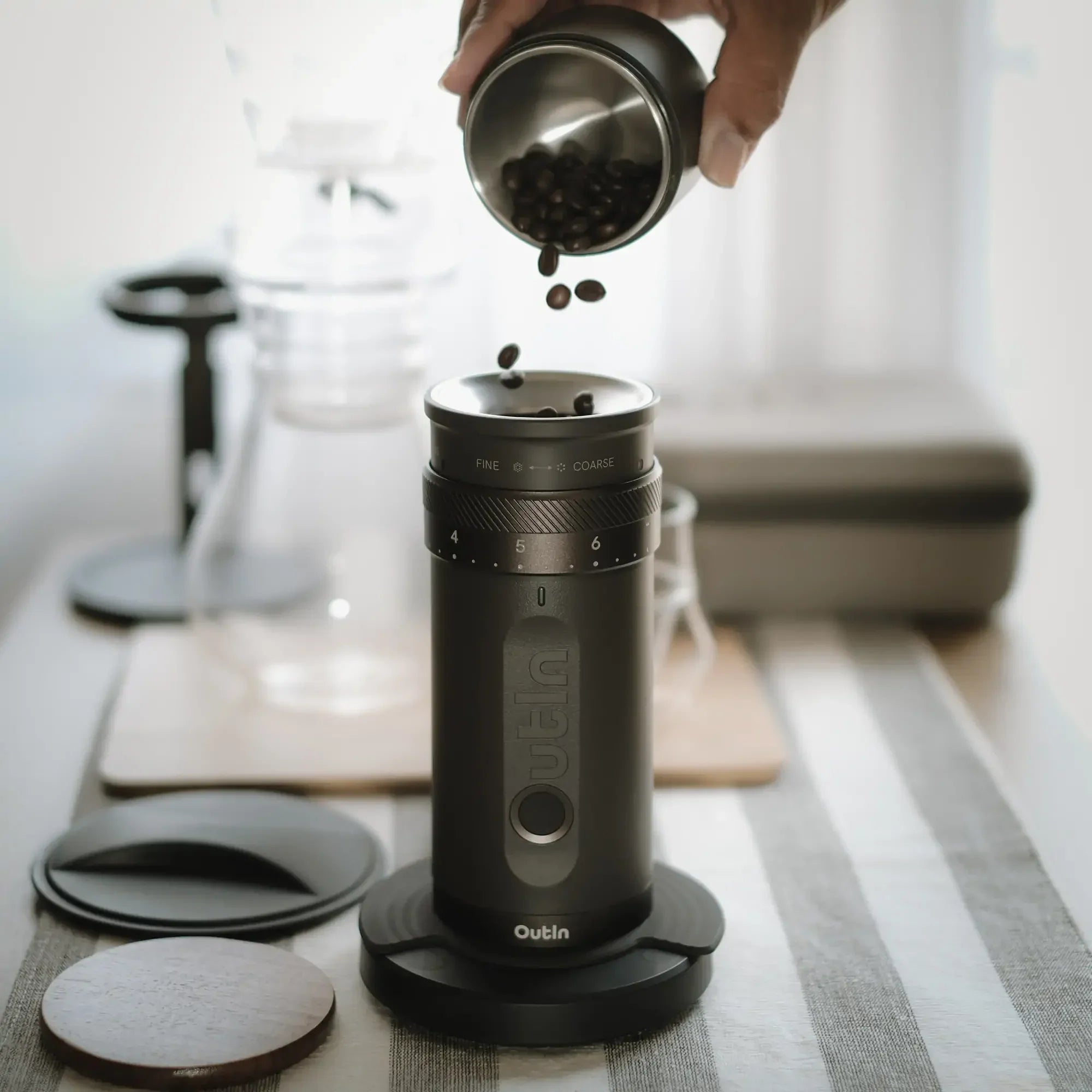 OutIn Fino Portable Electric Coffee Grinder - OVERLANDERS Outfitter