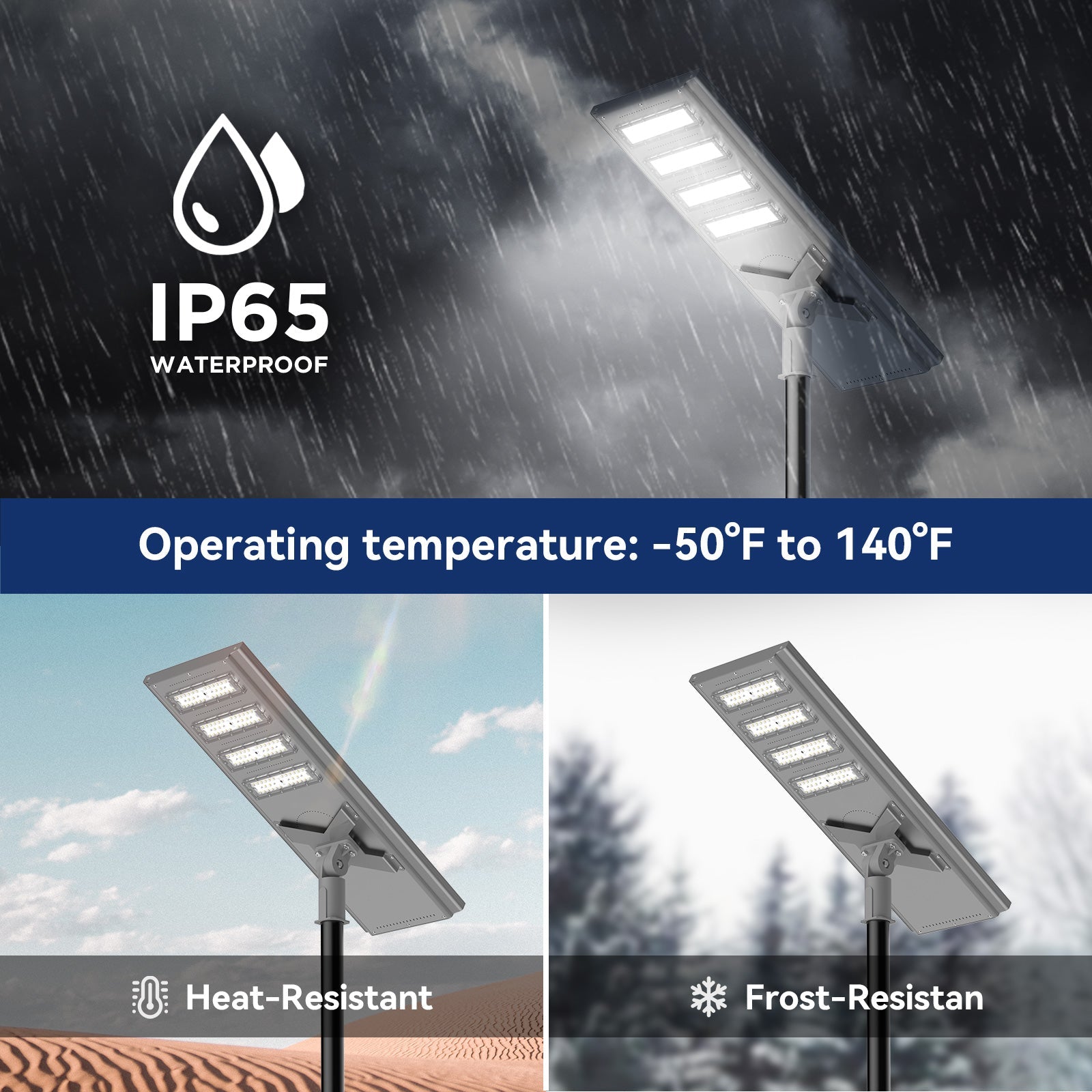 100 W 200W Commercial solar street light-Stay on - OVERLANDERS Outfitter