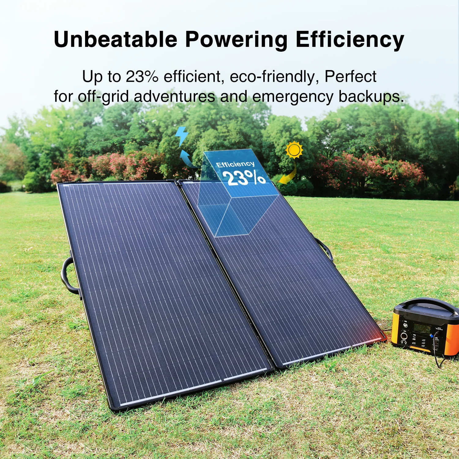 ACOPOWER PLK Portable Solar Panel Kit, Lightweight 20A Charge Controller——200W, 100W - We The Collective