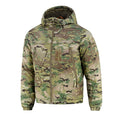 M-Tac Winter Jacket Alpha Gen.IV Pro Primaloft with hood, black color, and insulated design for cold weather.