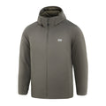 M-Tac Paladin Pro Primaloft winter jacket in dark color, featuring a hood and insulated design for warmth.