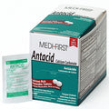 Box of Quakekits antacid medicine with 100 tablets for relief of indigestion and heartburn, packaged in a white box.