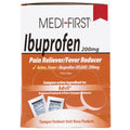 Ibuprofen 500 mg tablets in a box, medication for pain relief and inflammation by quakekits.com.