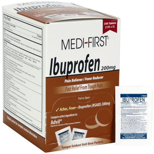 125 Ibuprofen Packs with 2 Tablets - We The Collective