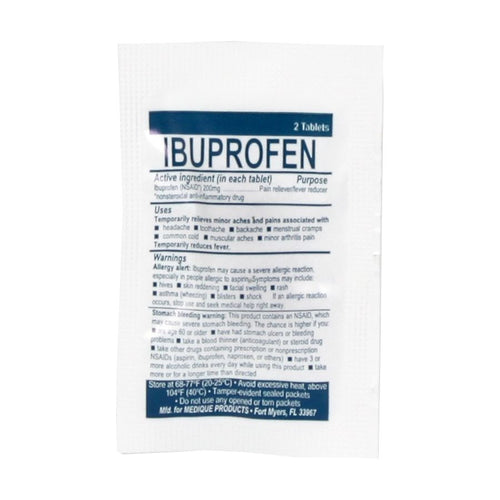 125 Ibuprofen Packs with 2 Tablets - We The Collective