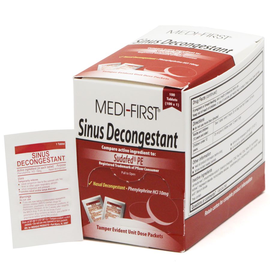 Sinus Decongestant, 100/box - We The Collective