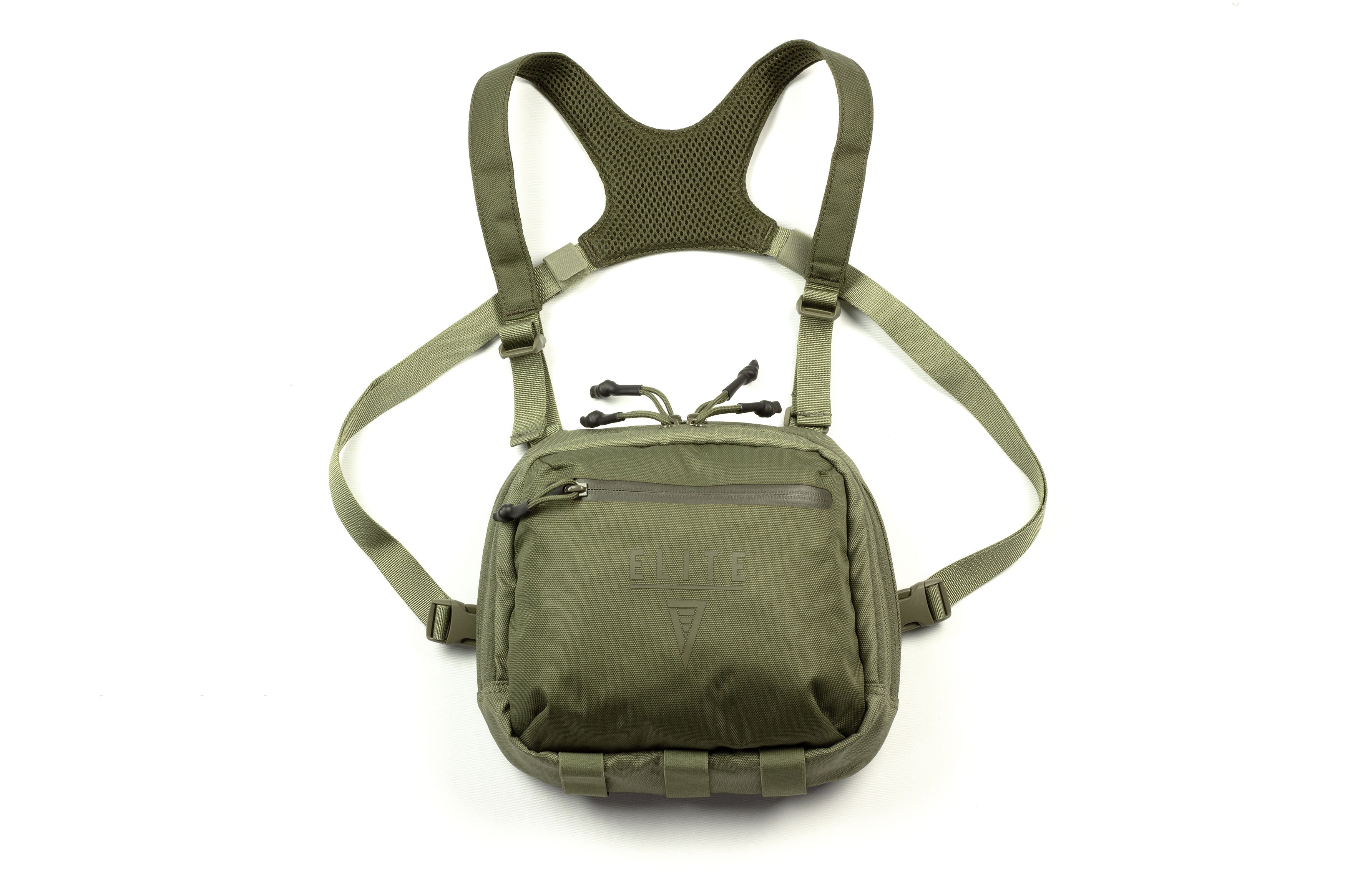 Elite Survival Systems TRAILGUARD chest pack for concealed carry, featuring a compact concealment pouch with adjustable straps.