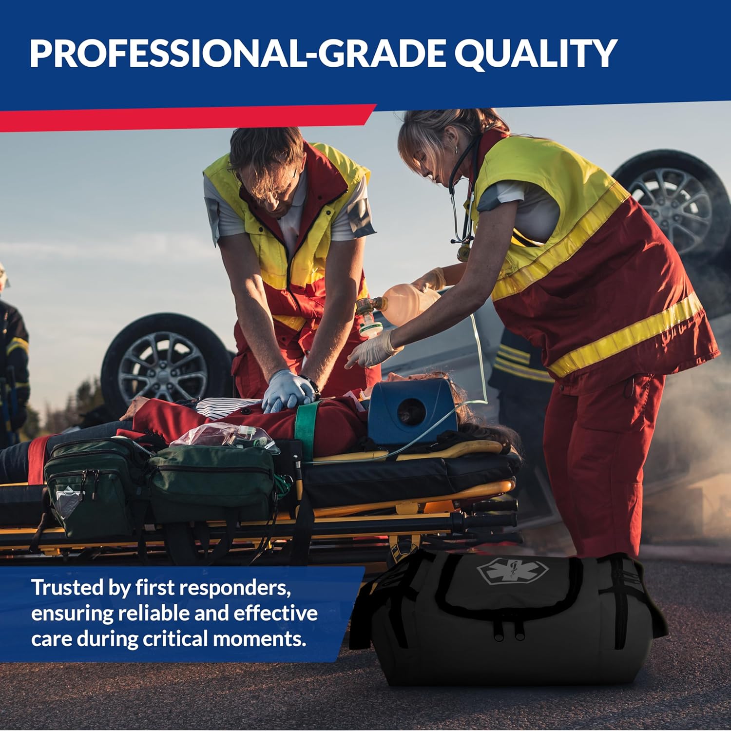 Fully Stocked First Responder Trauma Kit - We The Collective