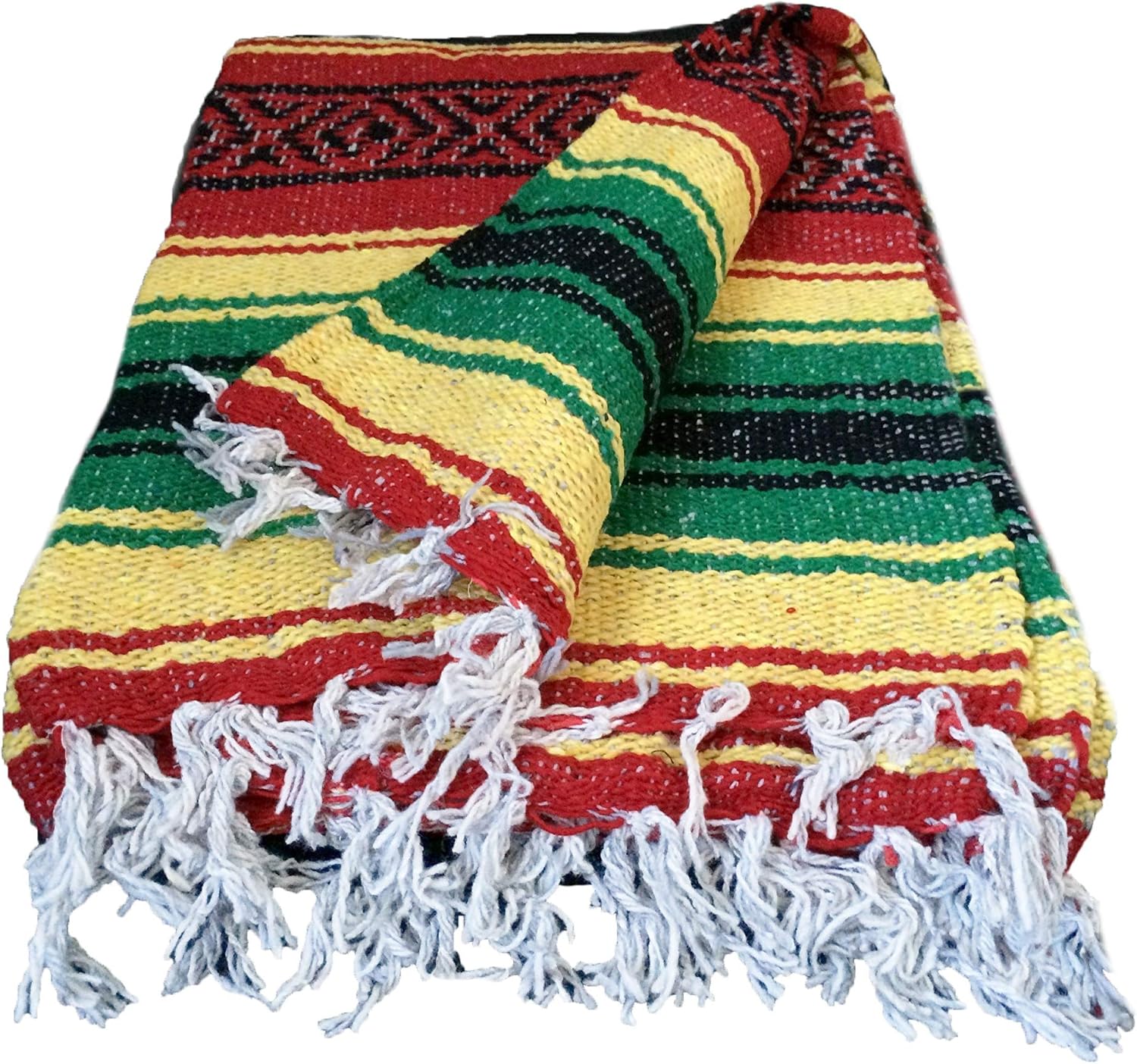 Rasta Mexican Falsa Yoga Blanket - OVERLANDERS Outfitter