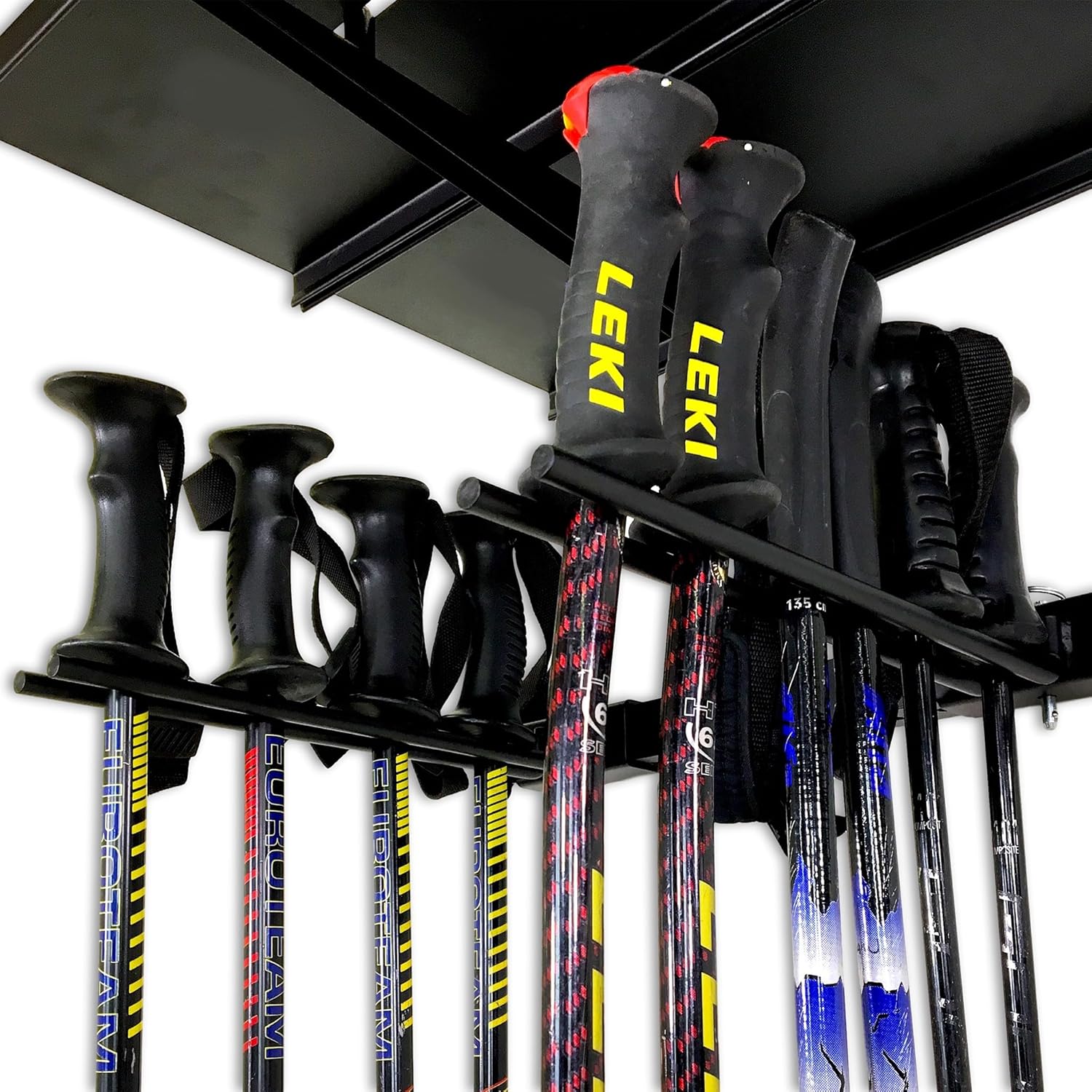 Solitude Ski Solid Shelf | Adjustable Wall Storage System | Holds 10 Pairs of Skis - OVERLANDERS Outfitter