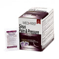 Box of Quake Kits sinus pain and pressure relief medicine, 100 pills, for nasal congestion and sinus discomfort.