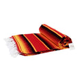 Isla Serape Red Fire blanket - OVERLANDERS Outfitter