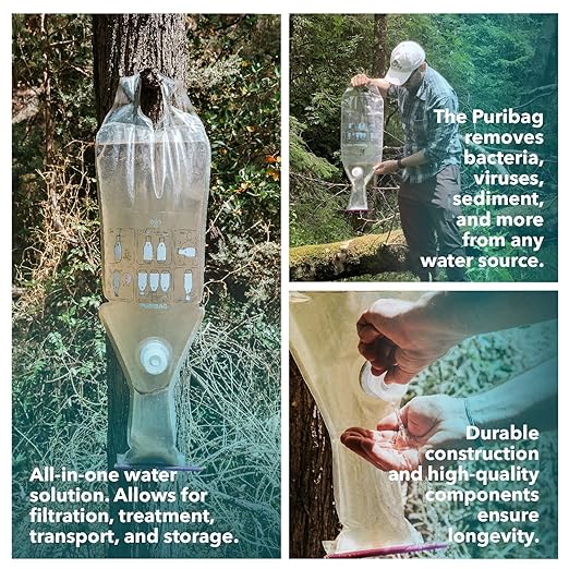 Puribag Pro Kit - Portable 4-in-1 Water Filtration System - OVERLANDERS Outfitter