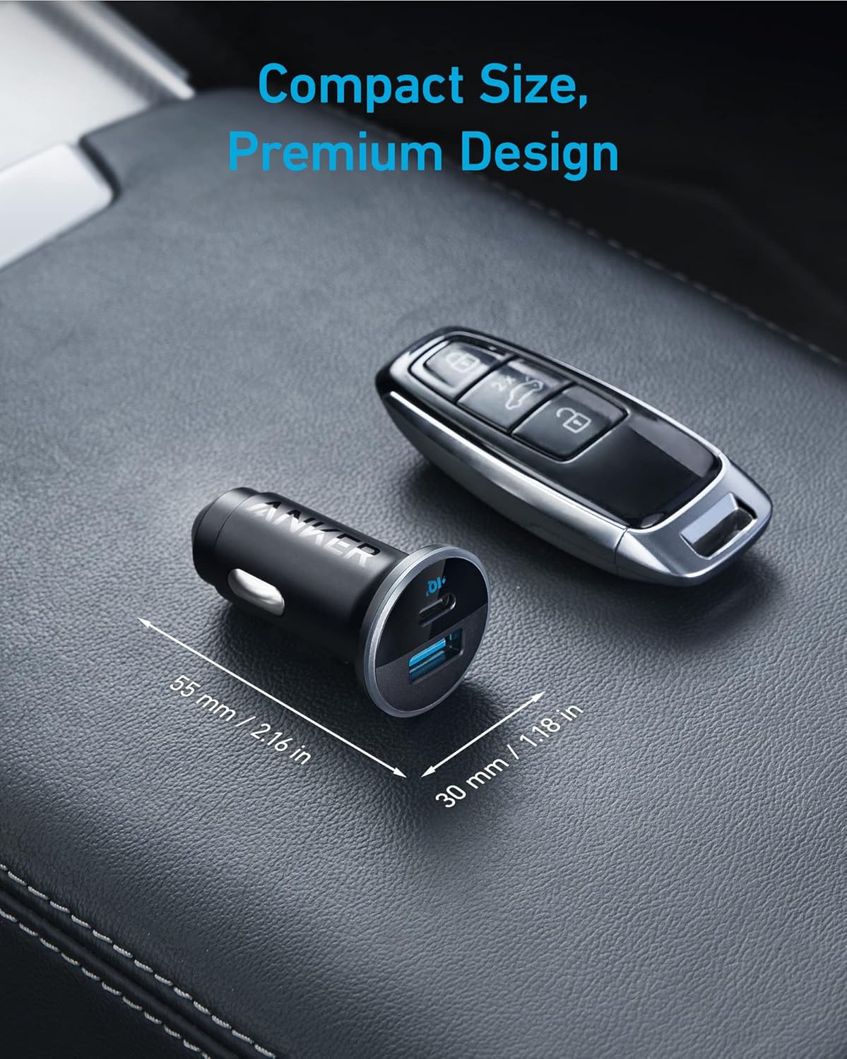 Anker <b>323</b> Car Charger (52.5W) - We The Collective