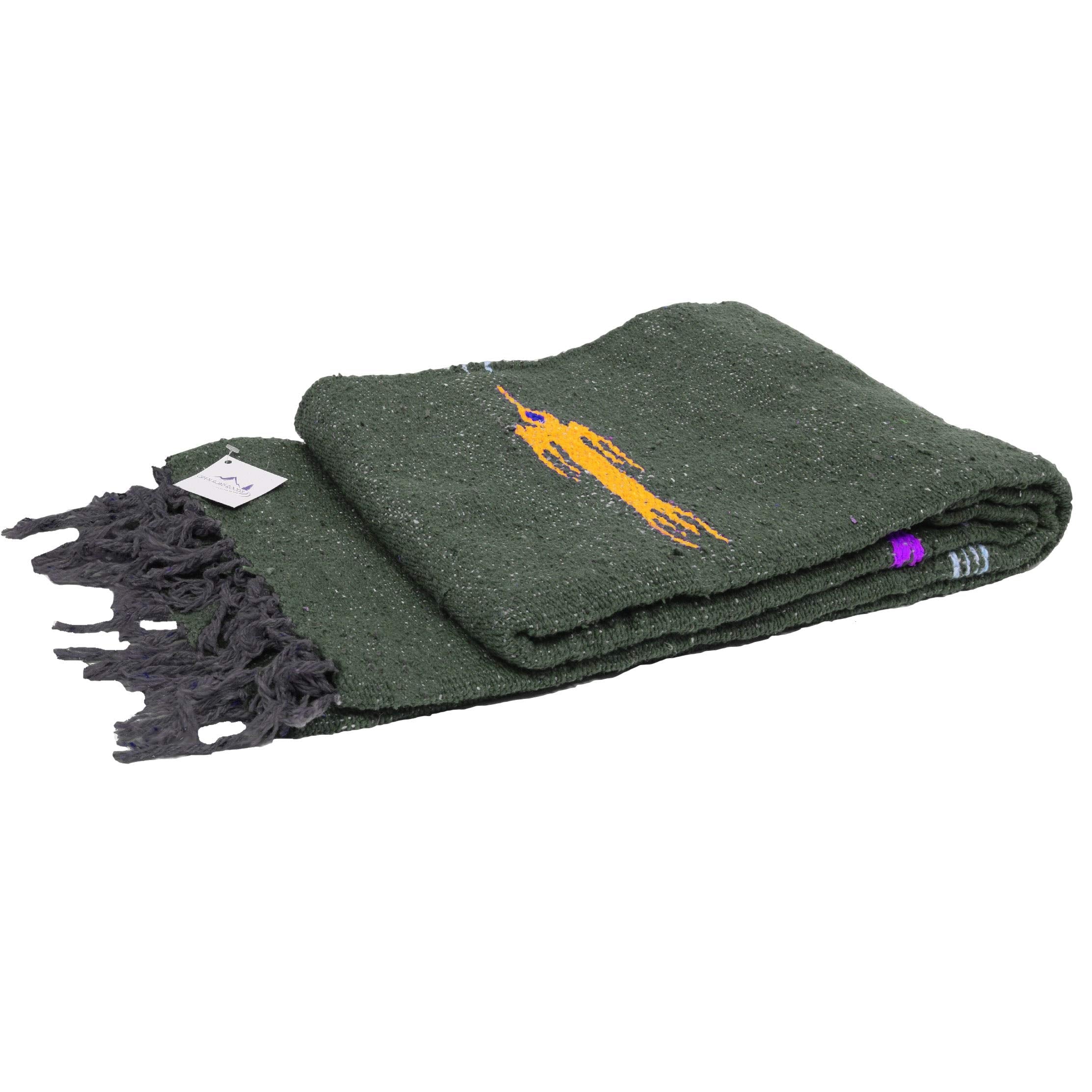 Olive Green Thunderbird Blanket - OVERLANDERS Outfitter