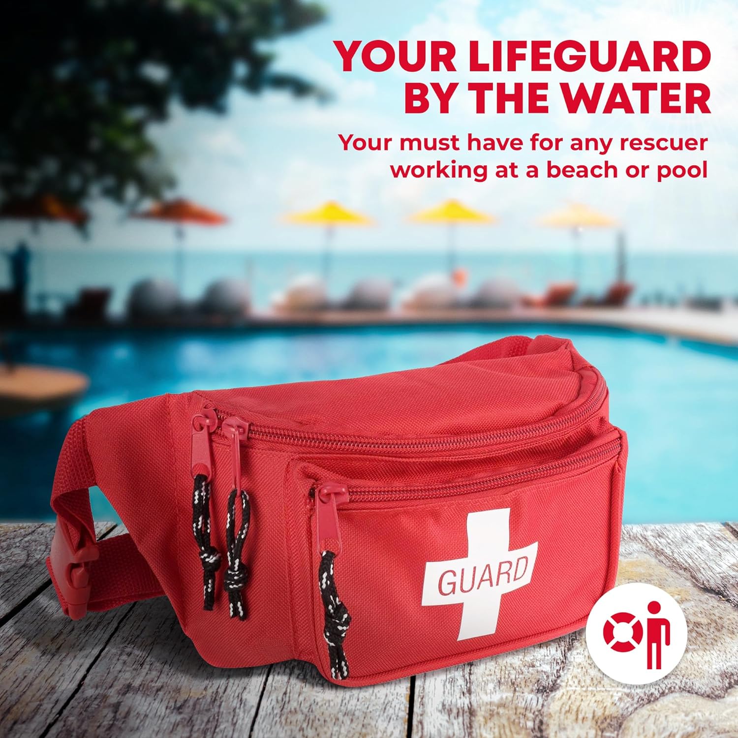 MediTac Kits 72-piece first aid kit with fanny pack, includes adult and infant CPR masks and essential emergency supplies.