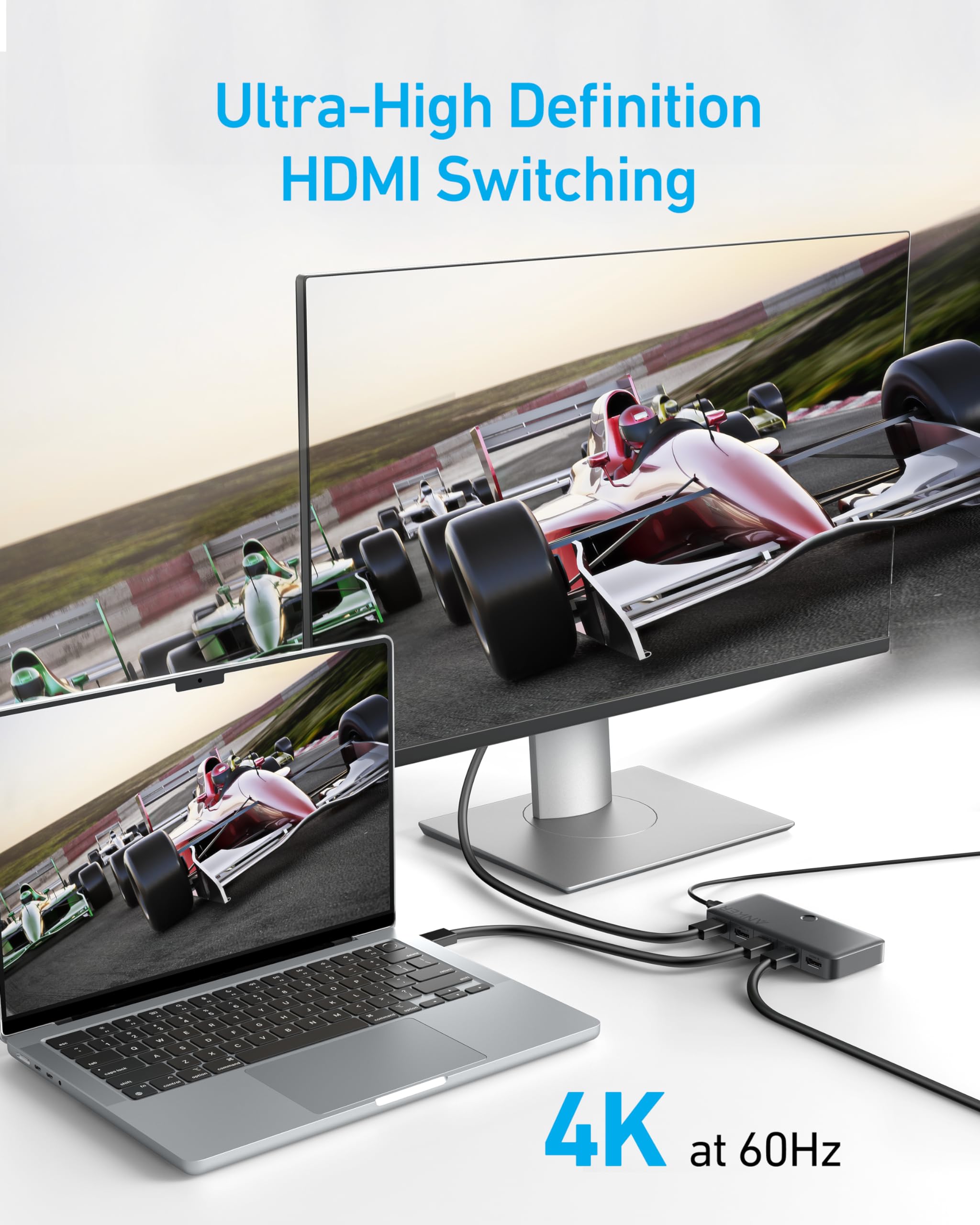 Anker HDMI Switch (4 in 1 Out, 4K HDMI) - We The Collective