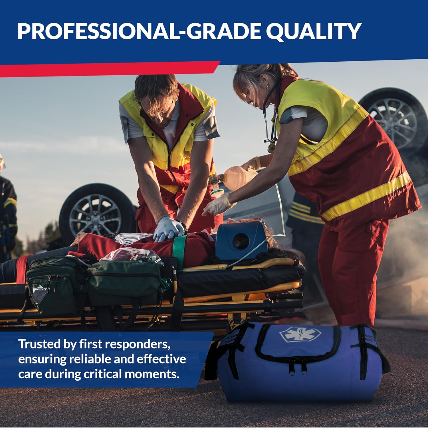 Fully Stocked First Responder Trauma Kit - We The Collective