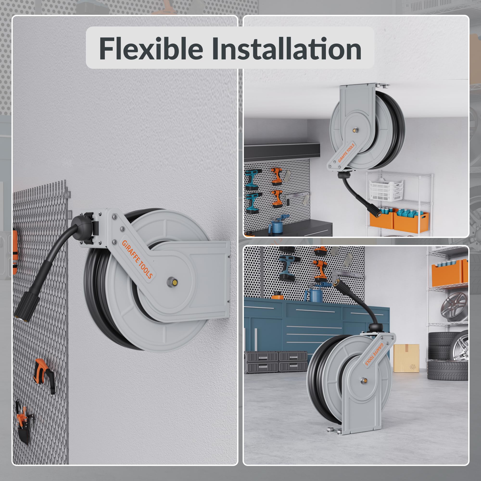 Retractable Pressure Hose Reel-1/4in - OVERLANDERS Outfitter