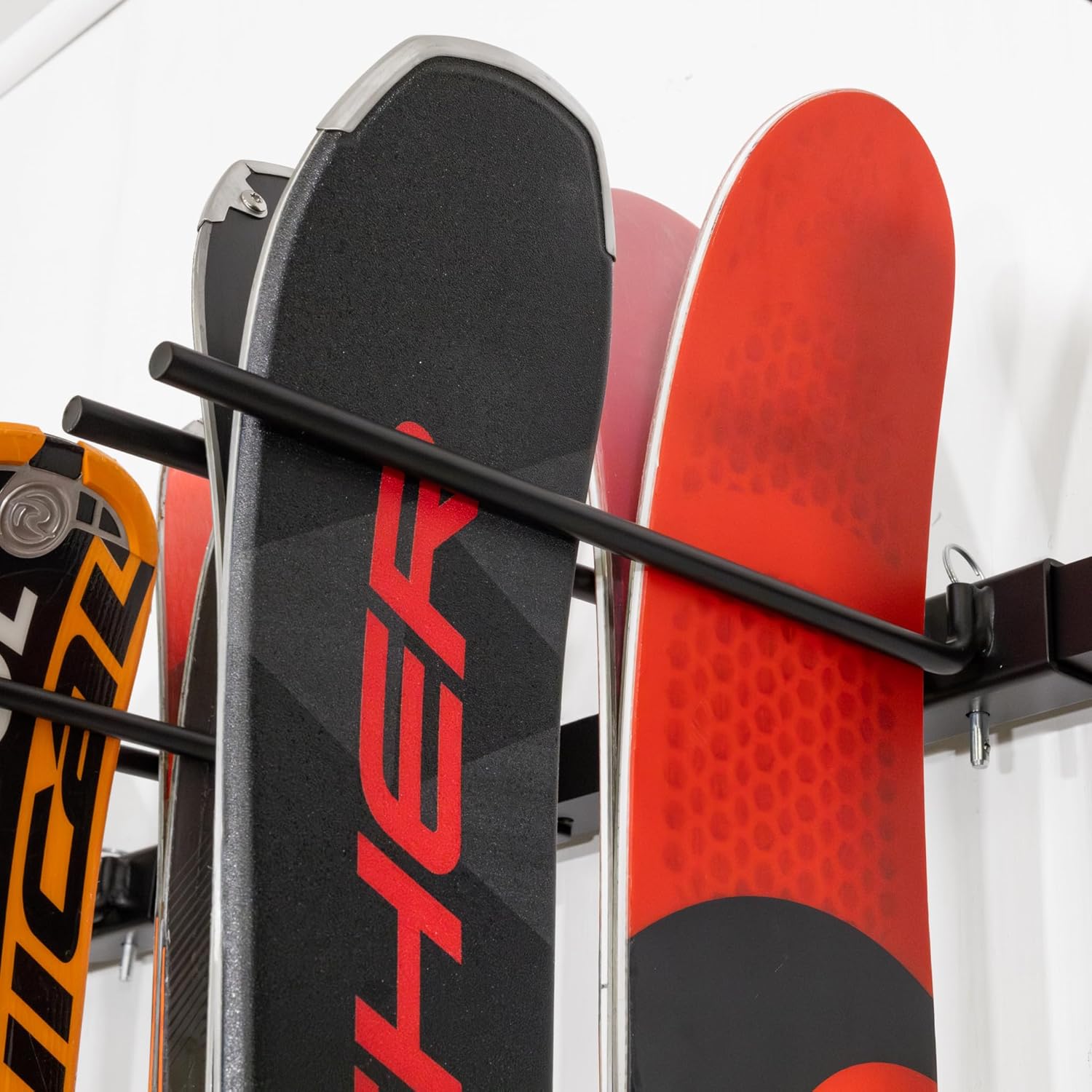 Solitude Ski Solid Shelf | Adjustable Wall Storage System | Holds 10 Pairs of Skis - OVERLANDERS Outfitter