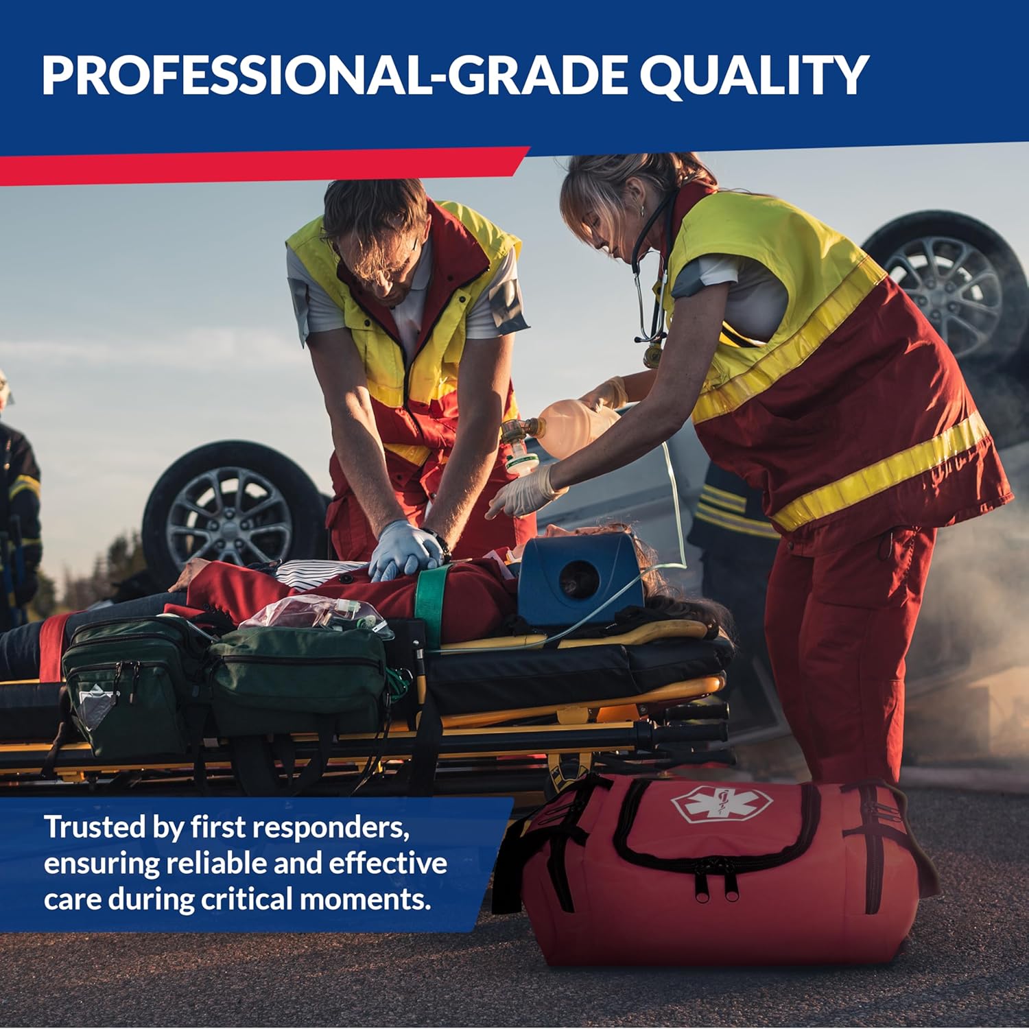 Fully Stocked First Responder Trauma Kit - We The Collective