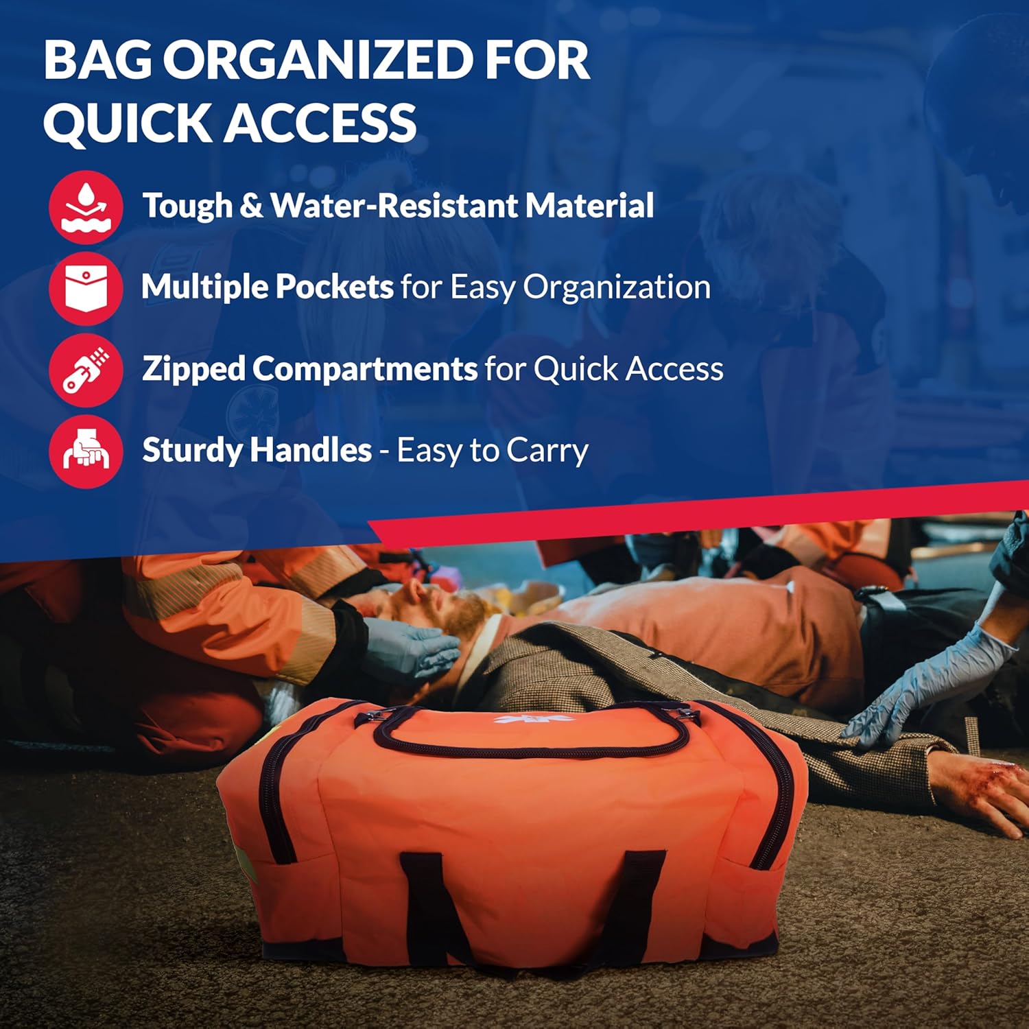 Fully Stocked First Responder Trauma Kit - We The Collective