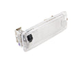 GoWesty dome light showing clear lens and mounting bracket for vehicle interior illumination.