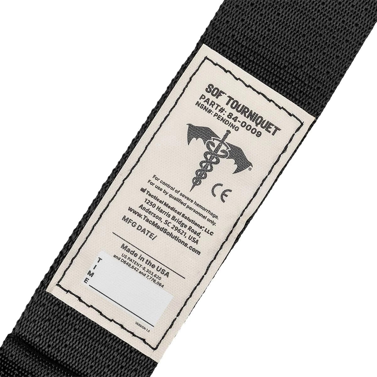 SOF Tourniquet (SOF-T), Black, TacMed, GEN 4, 84-0009, TCCC - OVERLANDERS Outfitter