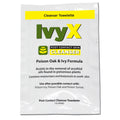 Ivy X Post-Contact Poison Oak & Ivy Cleanser Towelette from QuakeKits, a single portable medicated wipe for skin relief.