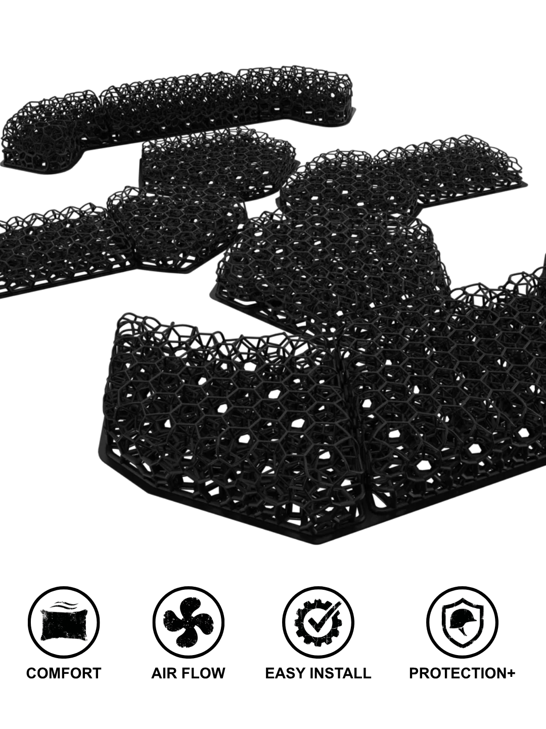 HHV® Micro Lattice Impact Helmet Pads – Hard Head Veterans - OVERLANDERS Outfitter