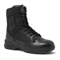 Magnum Boots Strike Force 8-inch tactical boots with rugged leather and breathable mesh for durability and comfort.
