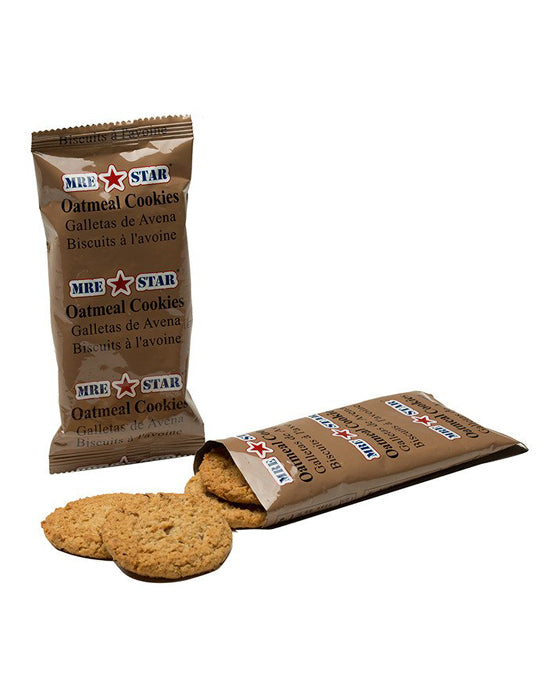 Case of 12 Alpenglow Readiness Supply single complete MRE meals, standard variety, packaged for emergency use.