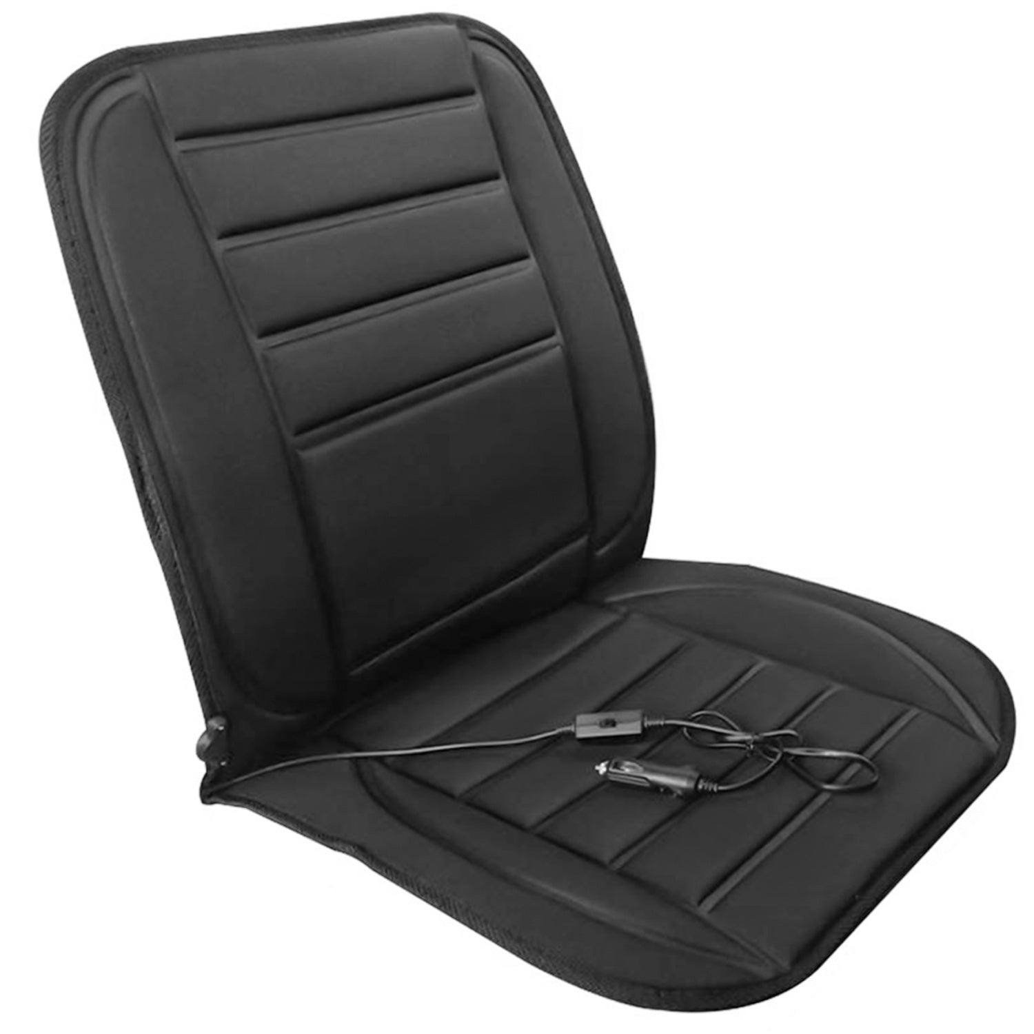 Heated Car Seat Cushion 12V Auto Seat Cover Warmer with Adjustable Temperature Controller for Cars Trucks Vans SUV - OVERLANDERS Outfitter
