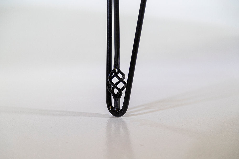 Wavy Kidney Table with EB Hairpin Legs - We The Collective