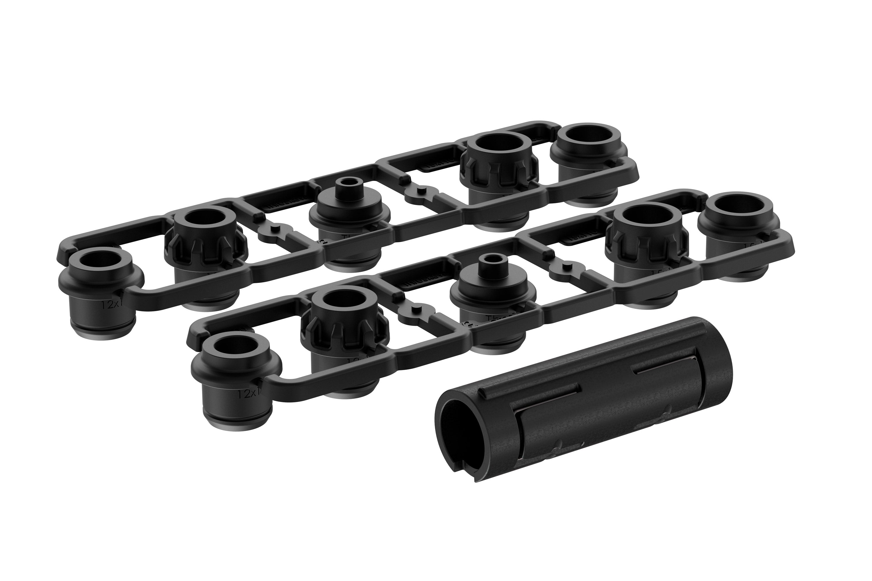 Thule FastRide bike rack axle adapter kit for 9-15mm axles, compatible with Backcountry Sportsman bike racks, shown in image 887539.