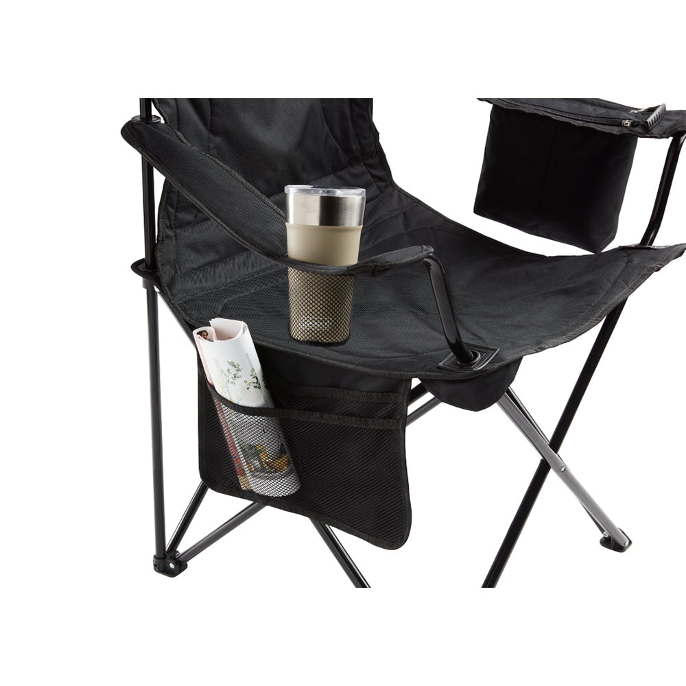 Coleman Cooler Quad Chair - Black - OVERLANDERS Outfitter
