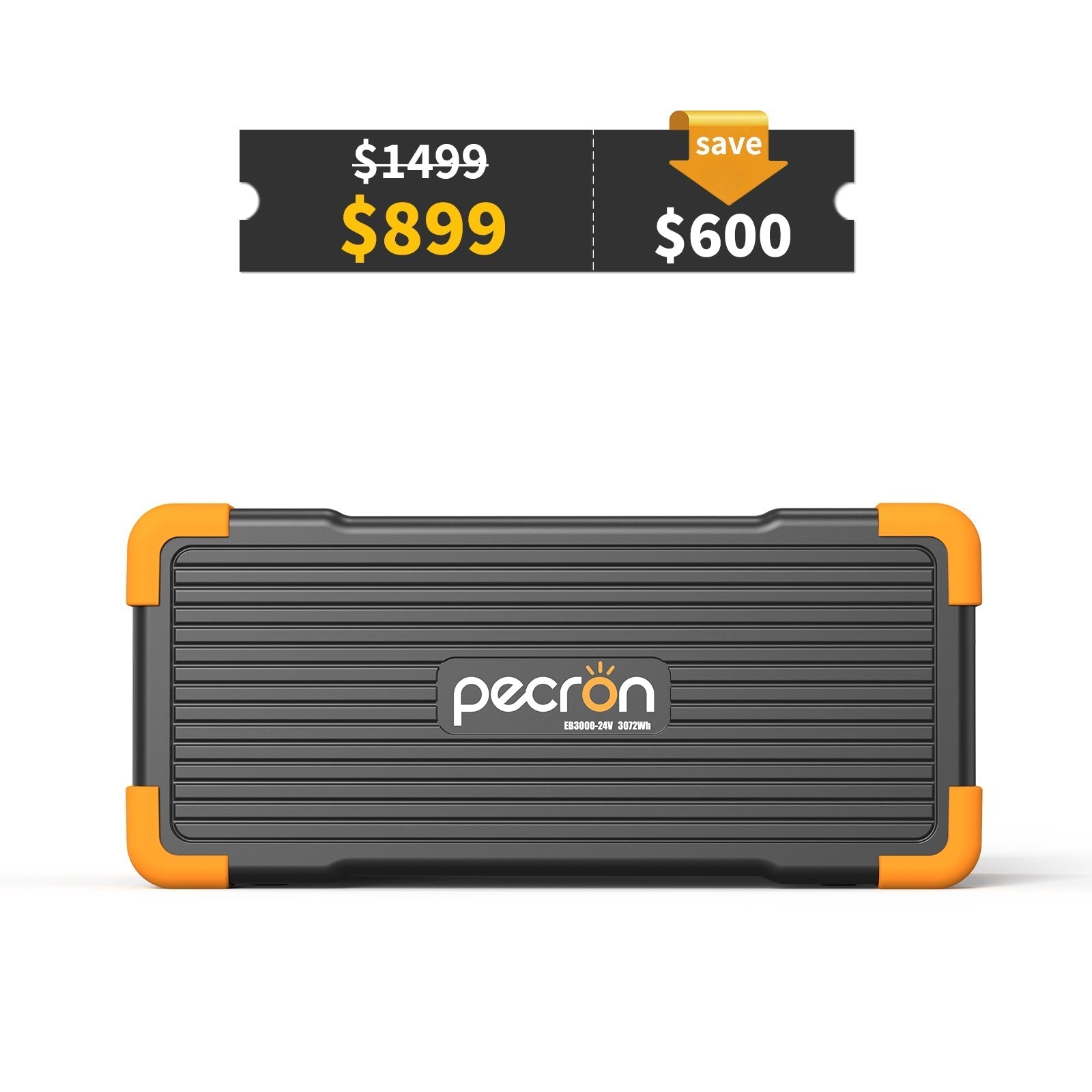 PECRON EB3000-24V Expansion Battery 3072Wh for E2000LFP ONLY - We The Collective